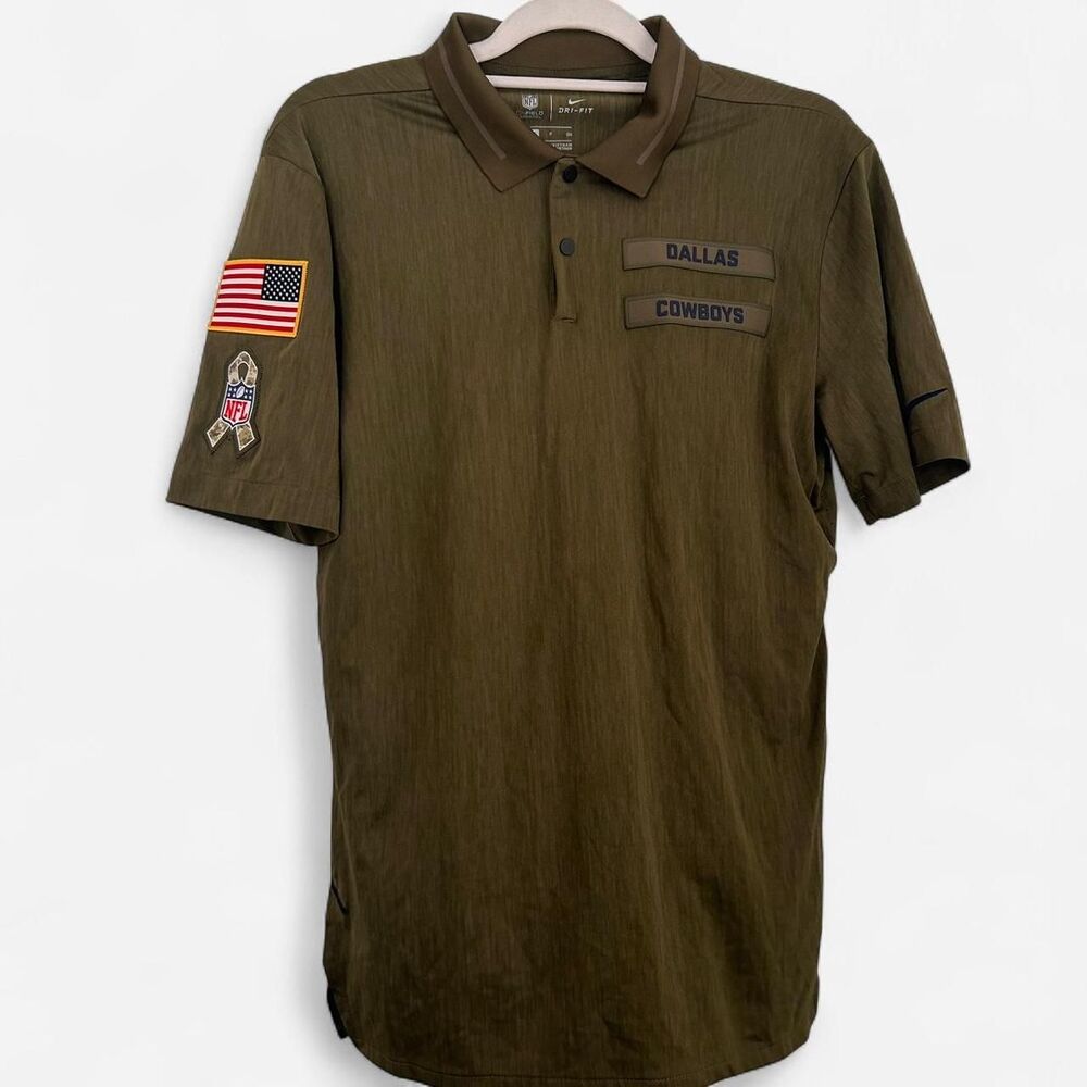 Dallas Cowboys Nike On Field Salute to Service Polo Shirt S NFL Men’s
